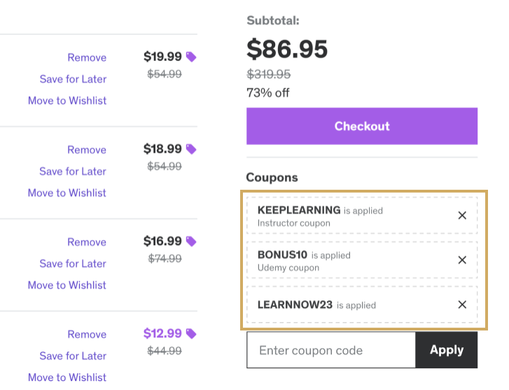 udemy discount codes